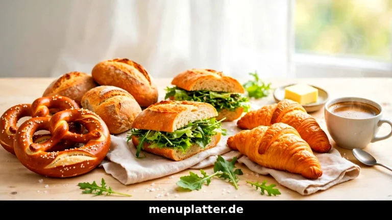 BackWerk Preise für belegte Brötchen, Laugenbrezeln und Kaffee in einer Selbstbedienungs-Bäckerei