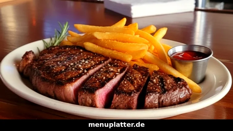 Block House Preise Hamburg mit Rumpsteak, Baked Potato und Salat im Restaurant an der Kirchenallee