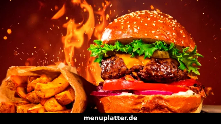 Burger King Germany menu prices with a Whopper, King Fries and a soft drink on a tray in a German restaurant