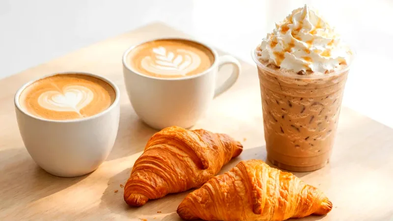 Kaffee, Frappuccino und Croissants – Kategorie Kaffee & Getränke bei MenuPlatter Deutschland