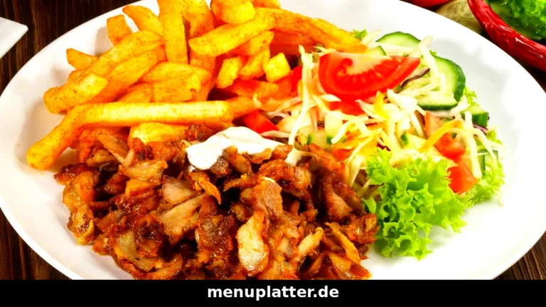 Günstig essen Osnabrück mit Falafel-Tasche, Kebab Sandwich und Mensa-Teller von geprüften Osnabrücker Häusern auf einem hellen Tisch