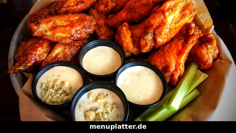 KFC Preise Frankfurt mit grosser Hot-Wings-Platte und Dips zum Teilen