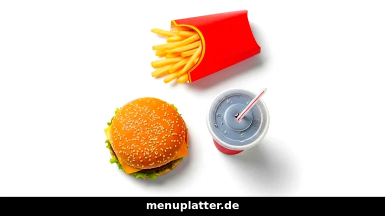 McDonald's Germany menu prices with Big Mac, fries and soft drink on a tray