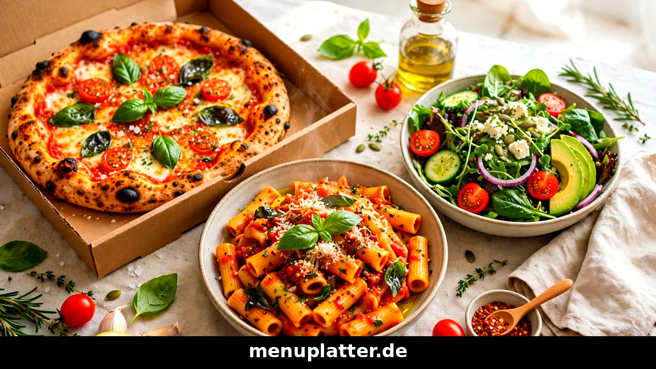 Mundfein Preise mit frisch gebackener Holzofen-Pizza, Pasta und Salat aus der Pizzawerkstatt