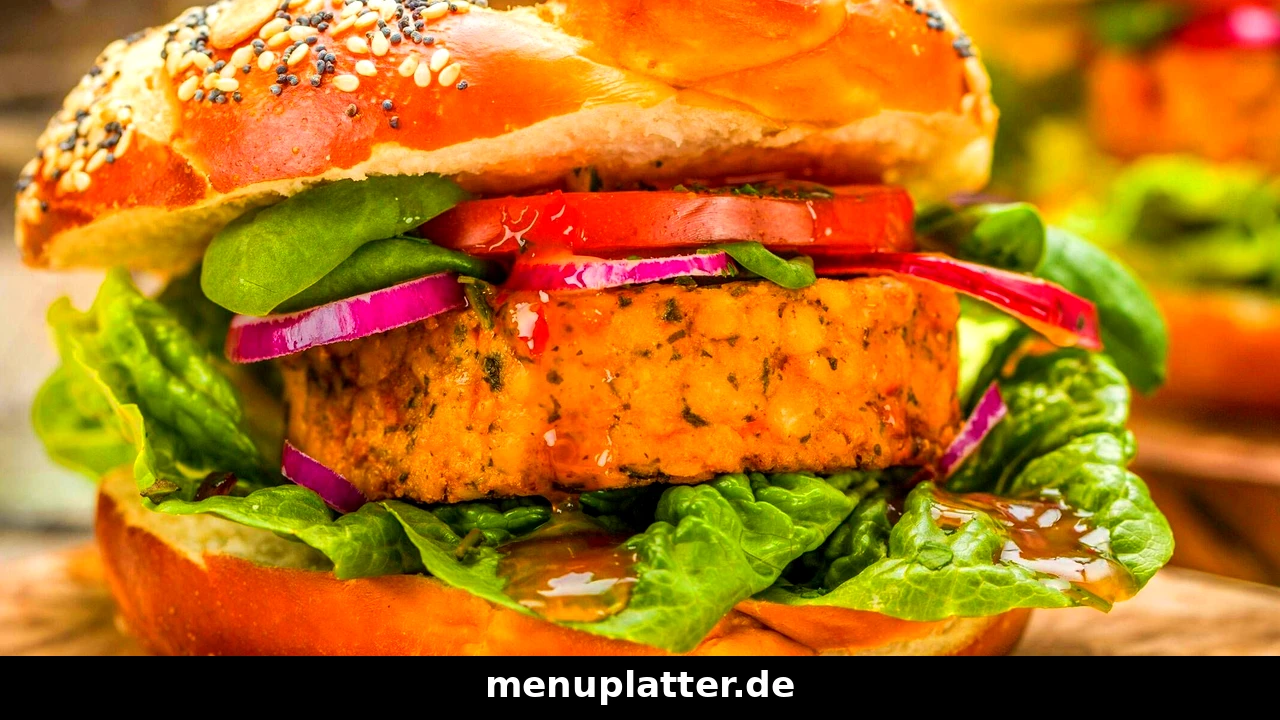 Peter Pane Preise Leipzig mit einem Gourmet-Burger mit Salat und Tomate