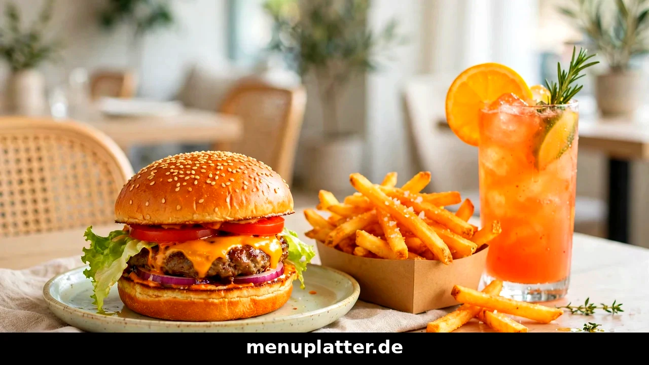 Peter Pane Speisekarte Preise mit saftigem Beef Burger, knusprigen Fritten und hausgemachter Limonade an der Cocktailbar