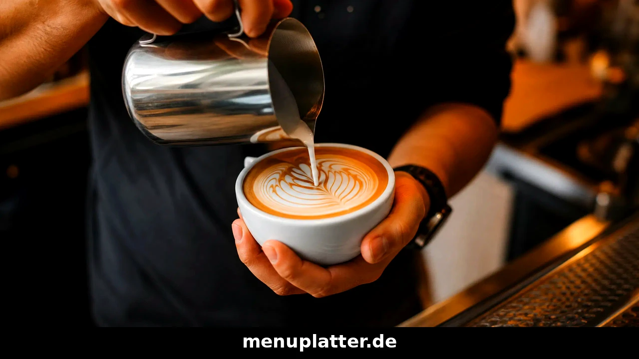 Starbucks Germany prices guide with Caffè Latte, Frappuccino and pastry on a café table